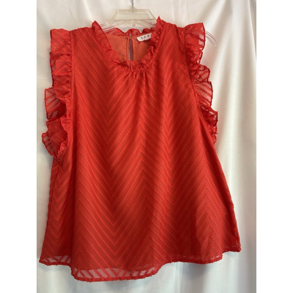 THML Women's Orange Sleeveless XL